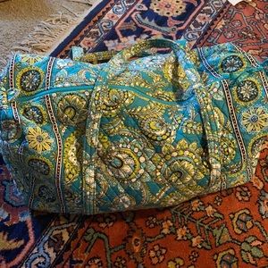 Vera Bradley Peacock Print Xlarge Duffle